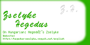 zselyke hegedus business card